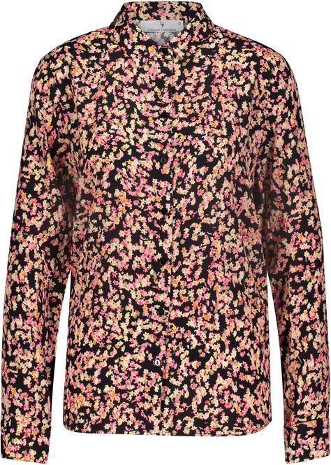 Hovedbilde Urban Pioneers, Wenche Blouse, Black AOP